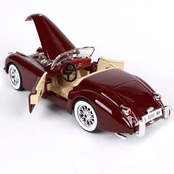 Bburago 1:24 1951 XK 120 Roadster Forsamling DIY-Racing Diecast Model Kit Car Toy Ny I Æske Gratis Fragt