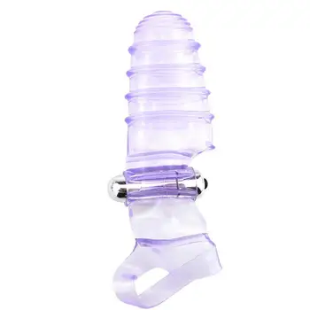 G Spot Finger Vibrator Sleeve Kvindelige Masturbator Massage Stimulere Klitoris Sex Legetøj Til Kvinder, Lesbiske Orgasme Voksen Produkter