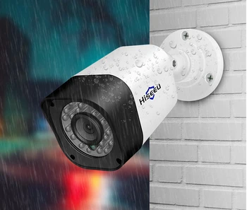 Hiseeu AHD 720P og 1080P bullet CCTV Kamera vandtæt udendørs indendørs IR CUT Night Vision HD Sikkerhed Cam video Overvågning Kamera