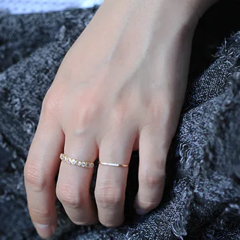 Mode 14k Guld Topaz Diamant Ring Raffineret Bizuteria Anillos Luksus Simuleret Bryllup Smykker Smykkesten Diamante Ringe til Kvinder