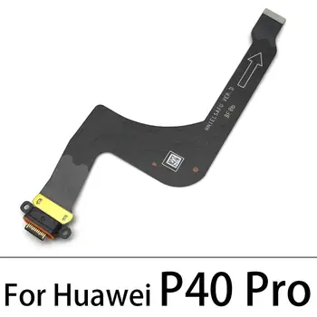 10stk USB-Opladning Port Mic Dock Connector Board Flex-Kabel For Huawei P10 Plus P20 Pro P30 P8 P9 lite 2017 P40 Pro Lite Plus