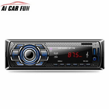 RK522 Bluetooth Car MP3-Afspiller Bil Radio-Car Multimedia-Afspiller med SD - /MMC - /USB-Port, FM-Radio, 12 V Fjernbetjening Radio Tuner