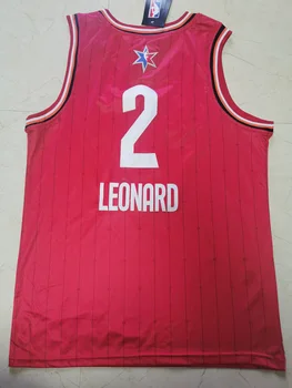 NBA Chicago 2020-ALL-STAR-Udgave Mænds Los Angeles Clippers #2 Leonard Basketball Trøjer Rød