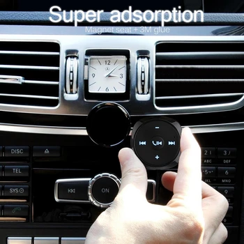Håndfri 3,5 mm AUX Bluetooth-Modtager bilsættet Stereo Audio Musik Med Bil Oplader USB-Opladning For Siri Fjernbetjening