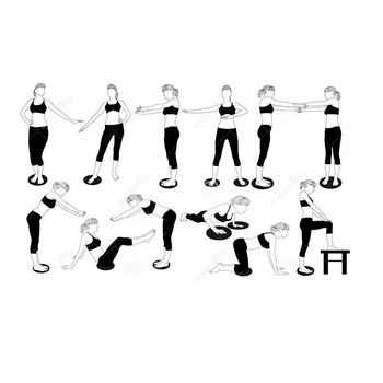 Trænings-Og Taljen Vride Skiven Balance Board Fysisk Massage Plader Vægttab Body Shaping Twister Uddannelse Bord