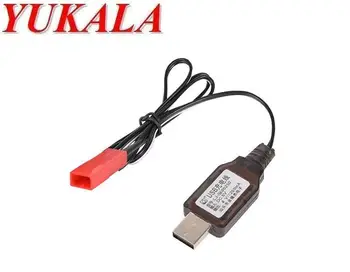 YUKALA 6V USB oplader kabel til 6V Ni-CD/6V Ni-MH-batteri med JST-2P 2pcs/masse