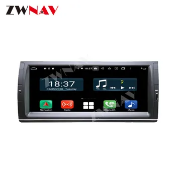 Android-10.0 4G 64G Bil DVD-AFSPILLER Til BMW X5 E53 E39 GPS stereo audio navigation mms-tv med hovedenheden rds, am fm-dvr obd2