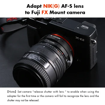 K&F Begrebet Præcision Lens Adapter Ror Nikon NIK(G) LINSE Til FX PRO-Adapter Ring til Nikon G AF Linse for at Fujifilm Montere