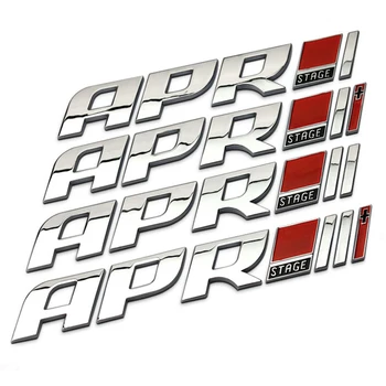 1 Stk 3D Metal APR Fase l ll+ Logo Bil Klistermærker Logo Badge For Audi A3 A4 A5 S3 S4 S5 S6 B8 A6 B6 C6 C7 Q5 Q7 TT Tilbehør