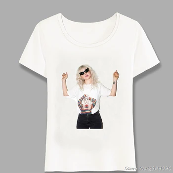 Nye Sommer Mode Kvinder T-Shirt Hayley Williams Iført Skjorte Pige Casual Toppe Kvindelige Tees Funny Kvinde Korte Ærmer Harajuku