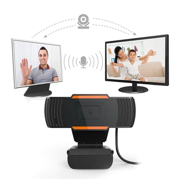 HD 1080P Webcam PC Mini-USB 2.0 Web-Kamera Med Mikrofon USB-Computer, Kamera Til Live Streaming Webcam 1080P/480P