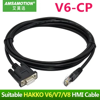 V6-CP Egnet HAKKO V6 V7 V8-Serien HMI Panel Touch Programmering RS232 Kabel Til RJ45 Adapter Data Kommunikation Kabel