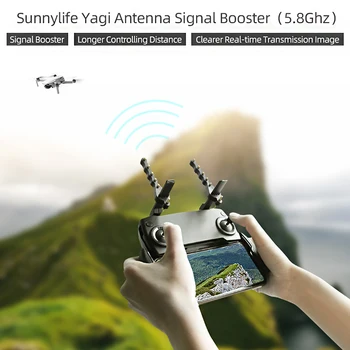 5,8 GHz Fjernbetjening Flyvning Anti Interferens Signal Booster Udvide Range Extender Yagi-Uda Antenne Forstærker Til MAVIC Mini