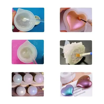 15PCS Perlemors Glimmer Pulver Epoxy Harpiks Farve Pearl Pigment DIY Smykker Håndværk Sæbe Gøre Tilbehør