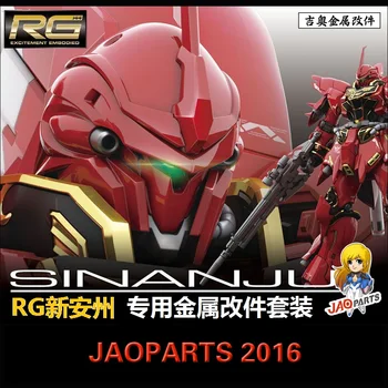 JAOparts Genmontering Suite af Mekaniske Dele til RG 1/144 MSN-06S Sinanju Mobile Suit Gundam model kids legetøj