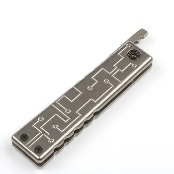 DC53 stål razor folde kniv titanium håndtag udendørs utility lomme Knive EDC håndværktøj HRC62