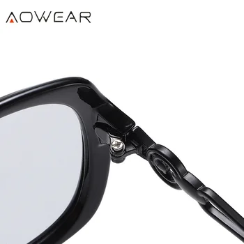 AOWEAR 2020 Overdimensionerede Retro Kvinders Solbriller Kvinder Polariseret Luksus Mærke Gradient Nuancer solbriller Dame Briller Til Kvinder