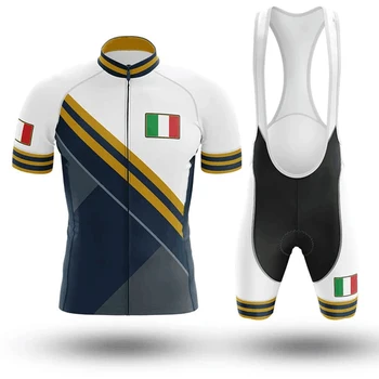 Italien 2020 Go Pro Cycling Jersey Sat 20D gel pad Cykel Shorts, der Passer Sommer Cykel Maillot Bib Pants cykling tøj mænd colombia