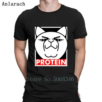 Protein Aggretsuko T-Shirt Design Euro Størrelse S-3xl Passer Foråret Efteråret Sjovt ensfarvet Tøj, t-Shirt Skjorte