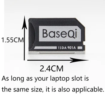 BaseQi Laptop Tilbehør aluminiumsramme Stealth-Drev, Flash kapacitetsudvidelse SD-Kort Læser Til Lenovo Yoga900 / Yoga710