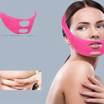 Premium-Fast V Ansigt Band Massage Bandage Løfte Handle Face Mask Dobbelt Chin Maske Små V Ansigt Skønhed Værktøj