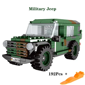 XINGBAO 06041 Army Tema Offroad Bil Technic Tank byggesten Militær Lastbil WW2 Våben Tal Mursten Legetøj til Drenge