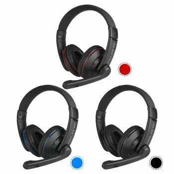 Gaming Headset Mic Stereo Over-øret Hovedtelefon Til /PC 3,5 mm Kabel Hovedtelefon