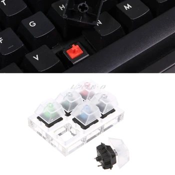 Mekaniske Tastatur Klart Tasterne 6-Tasten Caps Swit6X Tester Kit Til Cherry MX