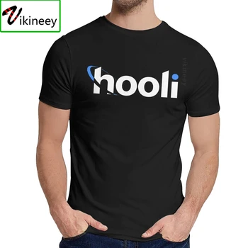 Nyt Design Hooli Logo Silicon Valley Hallowmas T-Shirt Mænd Blød Ren Bomuld Hallowmas T-Shirt Mode Crewneck