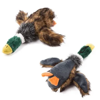 Nye 2021 Klassiske Hundelegetøj, Fyldt Knirkende Duck Dog Toy Overdådige Hvalp Dytter Duck Til Hunde Pet Tygge Squeaker Toy Gave