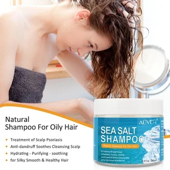 Anti-Dandruff Havsalt Shampoo Kontrol Olie Lindre Kløe Anti-Mide At Reducere Skæl Hår Shampoo Hair Care 2020 S1