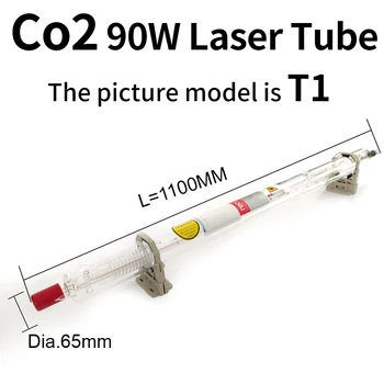 0122 Reci W1 75W 80W 90W CO2-Laser Rør for Laser Cutting Machine