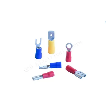 280pcs/sat Kabelsko Sortiment Kit Wire Fladskærms Kvindelige og Mandlige Isoleret Elektrisk Ledning Kabel-Stik Crimp Terminaler Kit Sæt