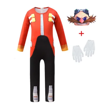 2020 Fantasi Dreng Pige Jul Buksedragt Ydeevne Kostume Halloween Kostume Anime Tegnefilm Cosplay Sonic Hedgehog Kostume