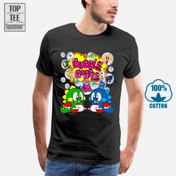 T-Shirt Commodore C64 Amiga Spil Gamer Spil Bubble Bobble Kult Vintage Retro 035187