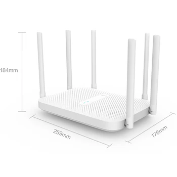 Xiaomi Redmi Router AC2100 Gigabit 2,4 G 5.0 GHz styrke Dual-Band 2033Mbps Wireless Wifi Repeater 6 High Gain Antenner Bredere