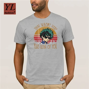 2020 Sommer Mode Trykt kortærmet T-shirt, Bomuld, Min Helt, den Akademiske verden Izuku Midoriya, Der Var t Meget Plus Ultra Du Shirt