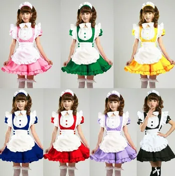 7 Typer Inu X Boku SS Cosplay Kostumer Pige Prinsesse Kvindelige Stuepige Kjole Lolita Japansk Pige Tøj Heks Cos til Halloween