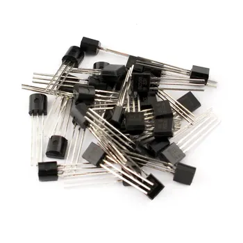 840pcs/set 24Values AT 92 Transistor Sortiment Kit BC327 BC337 BC547 transistor 2N2222 3904 3906 C945 PNP/NPN transistorer pack
