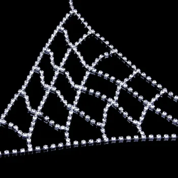 Stonefans Sexy Cross Crystal Bralette Smykker til Kvinder, Krop Rhinestone Kæde Bra Kæde Bikini Top Halskæde julefrokost Gave