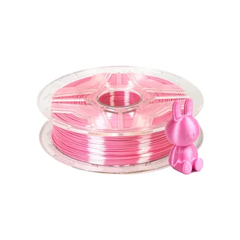 LeoPlas 1kg 1.75 mm Skinnende Metal Pink Silke PLA Filament For FDM 3D-Printer Pen Hjælpematerialer printerforbrugsvarer Plast Materiale