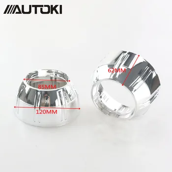 Autoki Bullet Style SKJULTE Projektor Vanter Masker, Hætter Kanter for projektorens Linse Eftermontering Passer 3.0