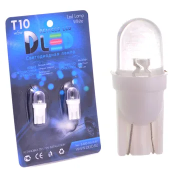 1stk LED Bil Lampe T10 - W5W - 1 Dip-slip