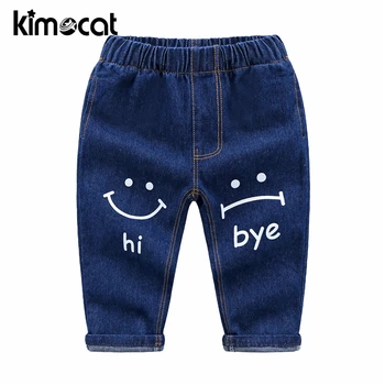 Kimocat Drenge Jeans Foråret Efteråret lille Barn Kids Jeans Tøj Casual Denim Spædbarn Bukser Dreng Børns Bukser Jeans Til Drenge