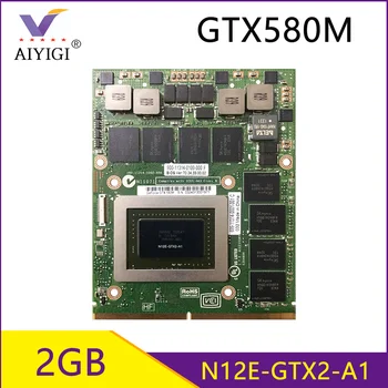GTX580M GTX 580M 2GB GDDR5 N12E-GTX2-A1 Grafik grafikkort Med X-Beslag Til Dell Alienware M17X R2 R3 R4 M18X Test Godt