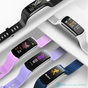 Temperatur Smart Band Mænd Kvinder Smart Armbånd Fitness Tracker For Android, IOS Smartband Bluetooth Armbånd Smart Håndled Band