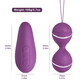 Silikone Kegel Bolde Vaginal Stramme motion Vibrerende æg-Remote Control Geisha Bolden ben Wa Bolde, Voksen Sex Legetøj til Kvinder