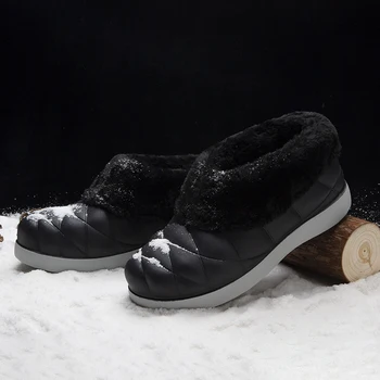 Efterår og vinter nye damer varm bomuld par sko til udendørs sport, ultralet varm walking sko vandtæt sko