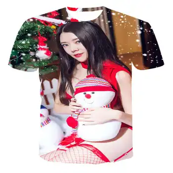 Phantom 2020 nye mode Glædelig Jul mænds 3D-mode T-shirt til kvinder er sexet shirt og top