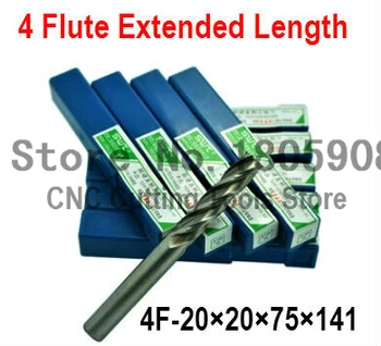 2 stk /sæt 20.0 mm 4 Fløjte HSS & Udvidet Aluminium endefræsere Cutter CNC-Bit Fræse Maskiner, værktøjer, Skærende værktøjer.Drejebænk